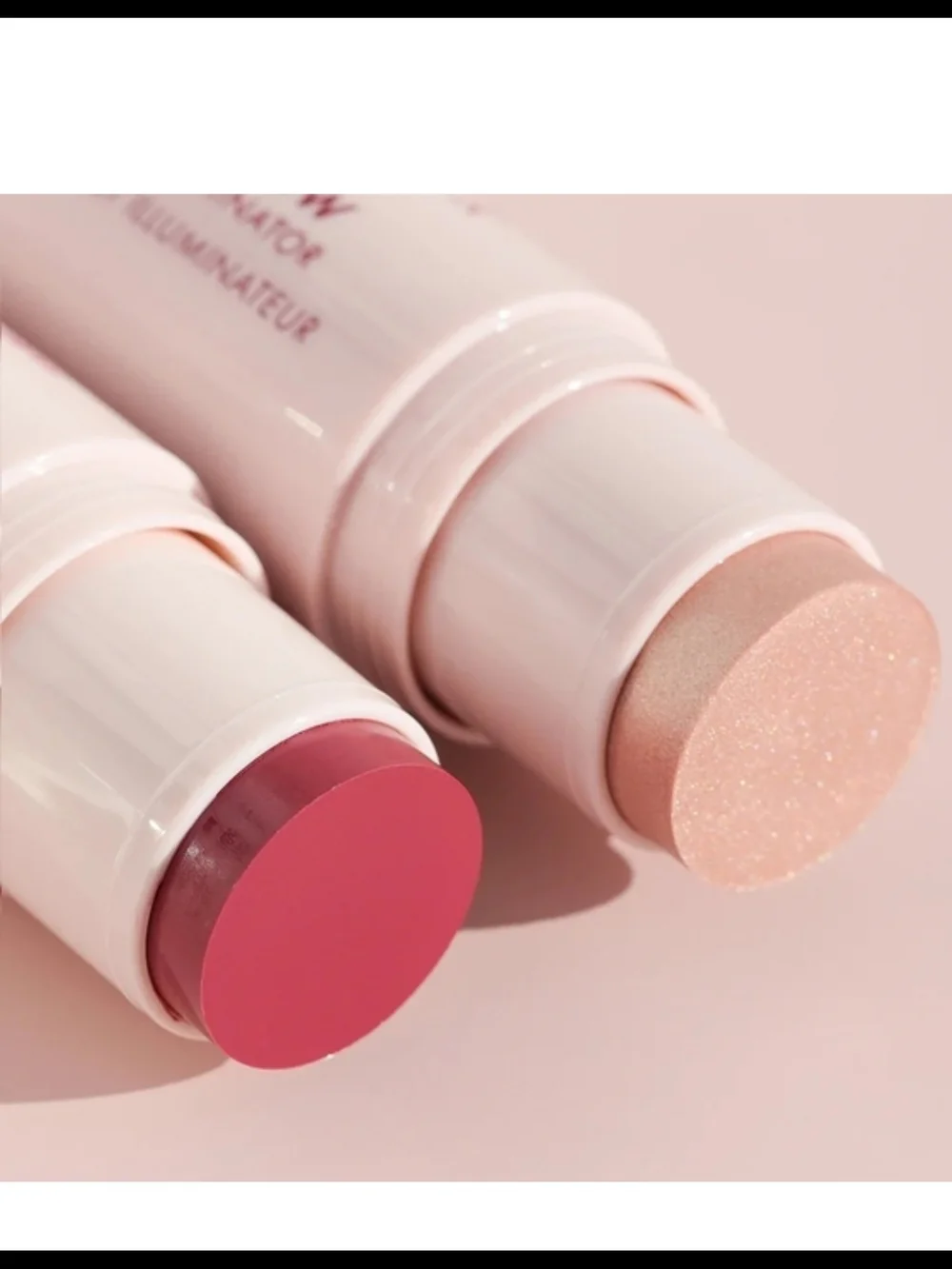 Wander Beauty Dual-Ended Cream Blush & Highlighter — Strawberry Fields/Nude Glow